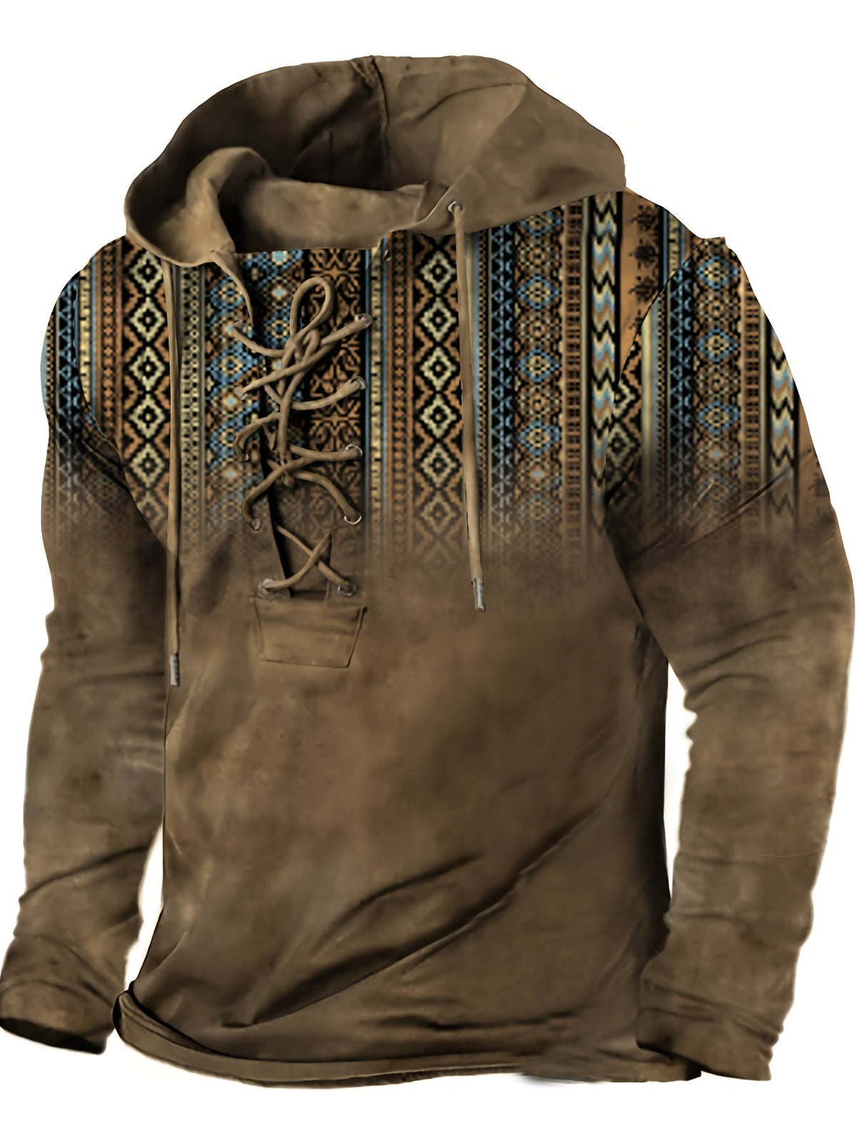 Siyaje | Sweat à capuche décontracté avec impression 3D