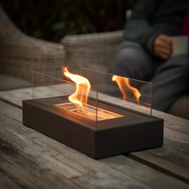Sérénité Flamme Luxe Foyer – Créez des Soirées Magiques avec Feu et Style