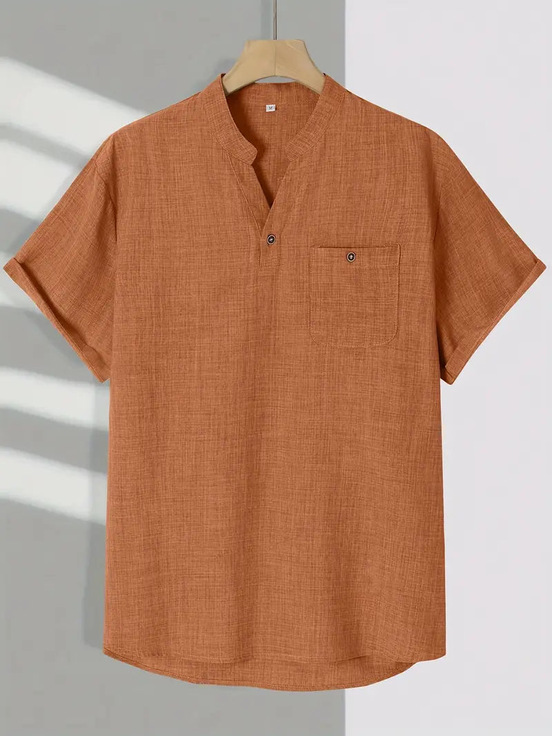 Siyaje | Chemise à manches courtes avec poche poitrine