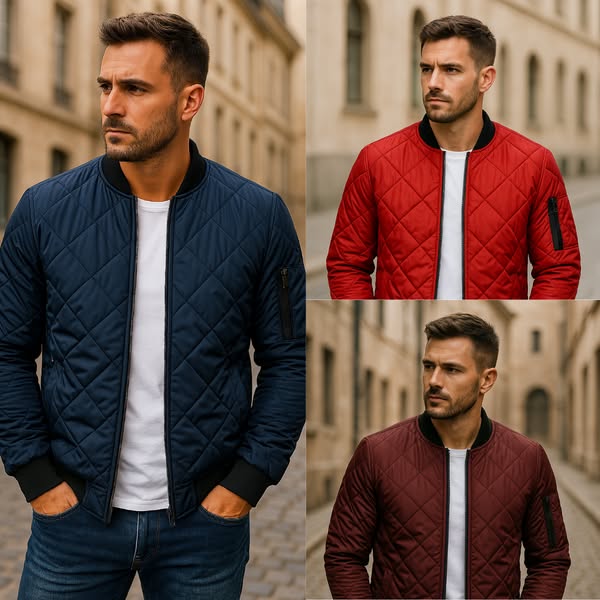 Siyaje | Veste en coton à motif losange