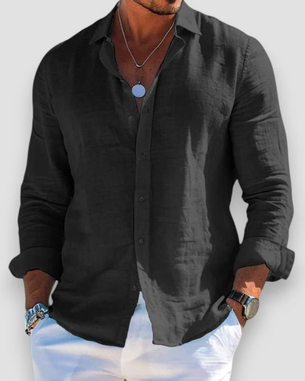Siyaje | Chemise homme décontractée