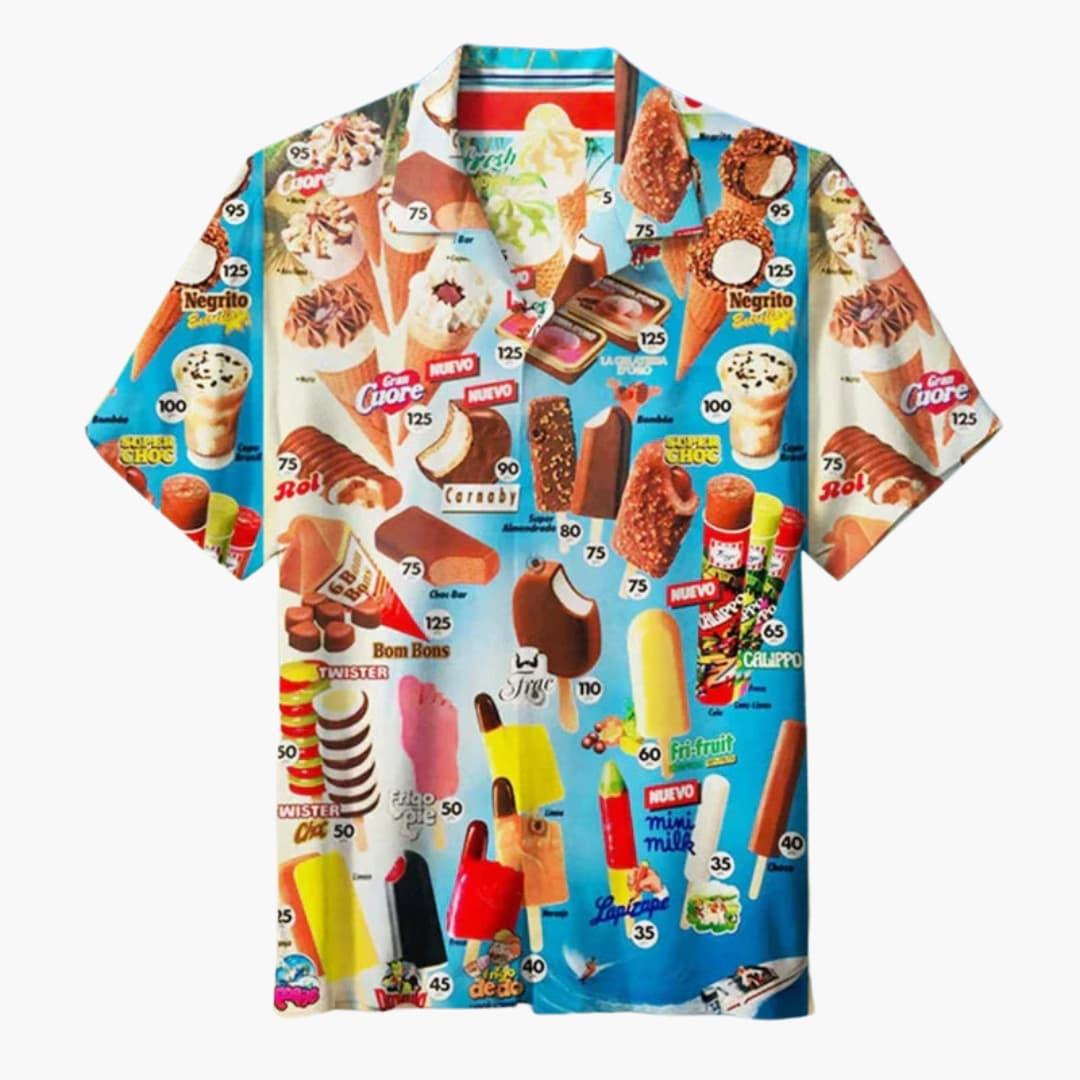 Siyaje | Chemise d'été élégante avec imprimé glace
