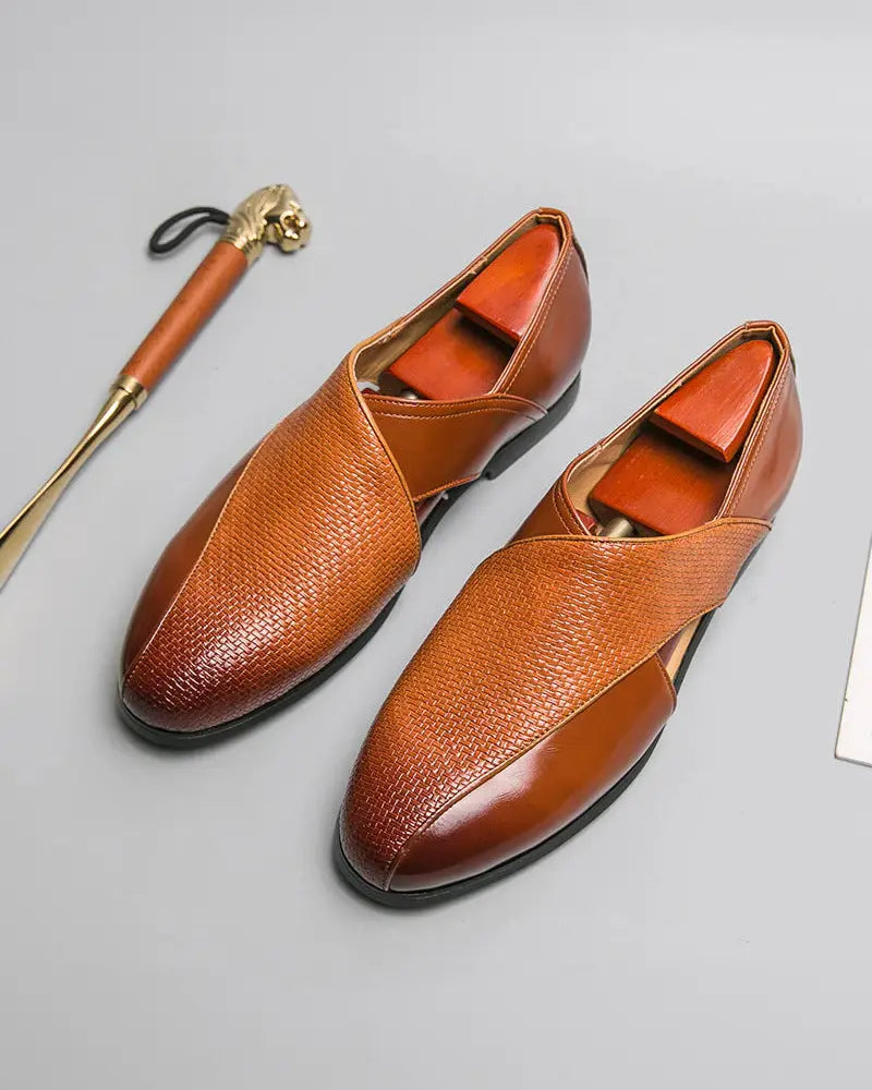 Siyaje | Mocassins en cuir véritable