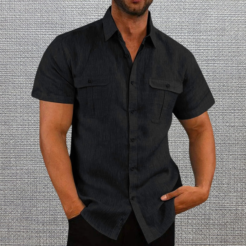 Siyaje | Chemise courte à deux poches