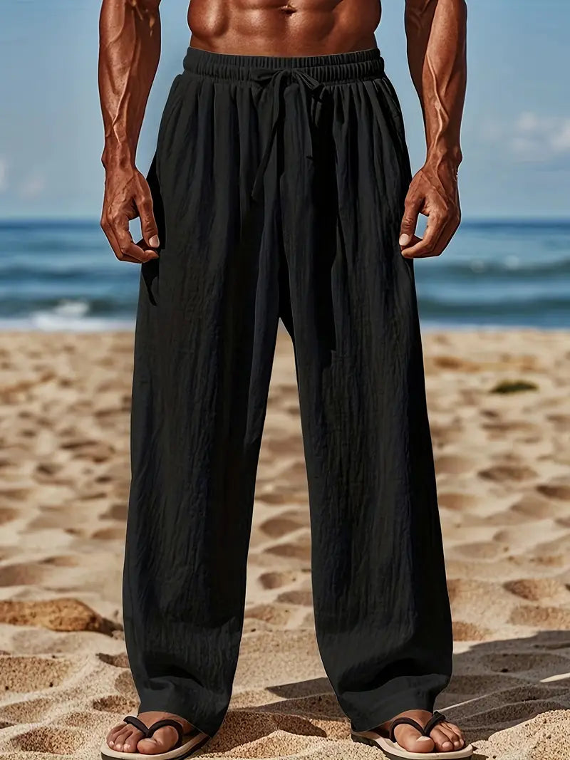Siyaje | Pantalons en Lin Élégants