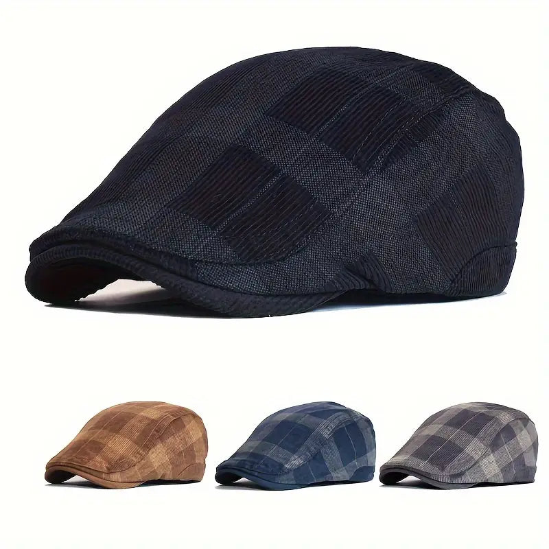 Siyaje | Casquette vintage en coton à carreaux