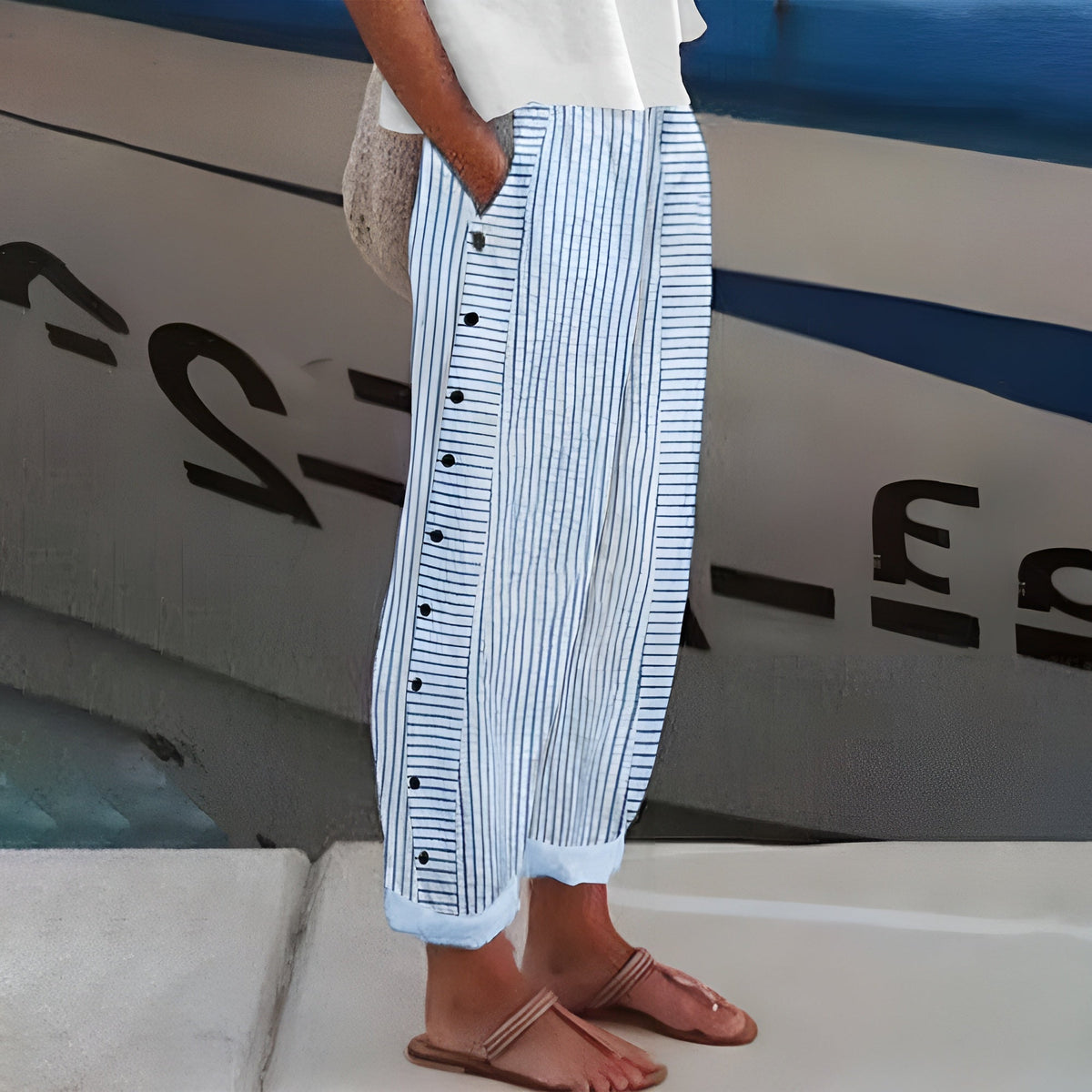 Siyaje | Pantalon en lin