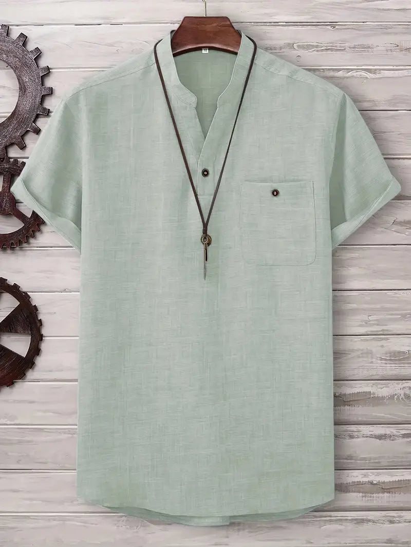 Siyaje | Chemise à manches courtes avec poche poitrine