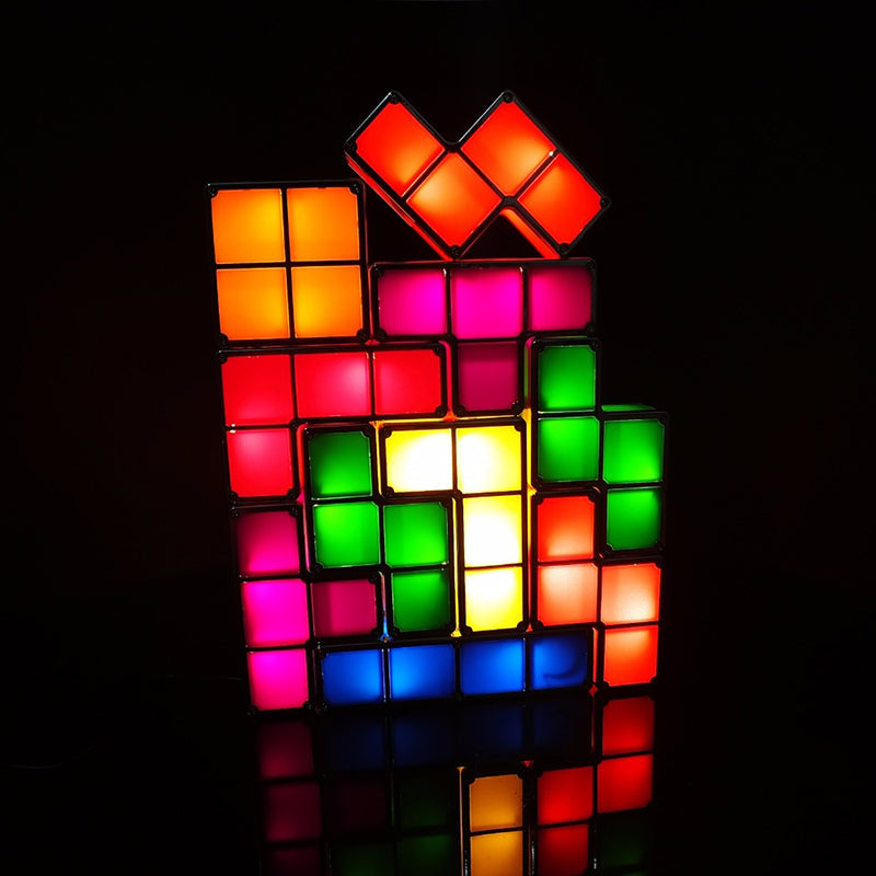 Lampe Tetris Modulaire - LumiBlocks