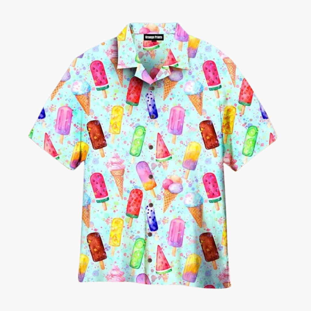 Siyaje | Chemise d'été élégante avec imprimé glace
