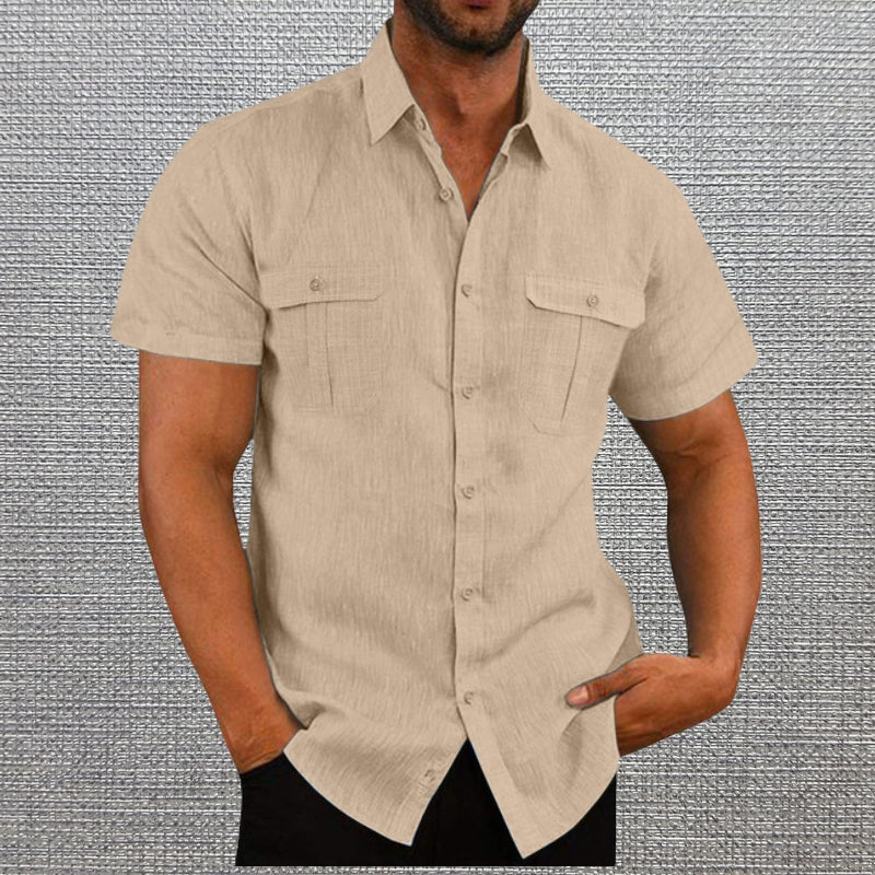 Siyaje | Chemise courte à deux poches