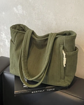 Siyaje | Sac cabas côtelé avec cordon de serrage