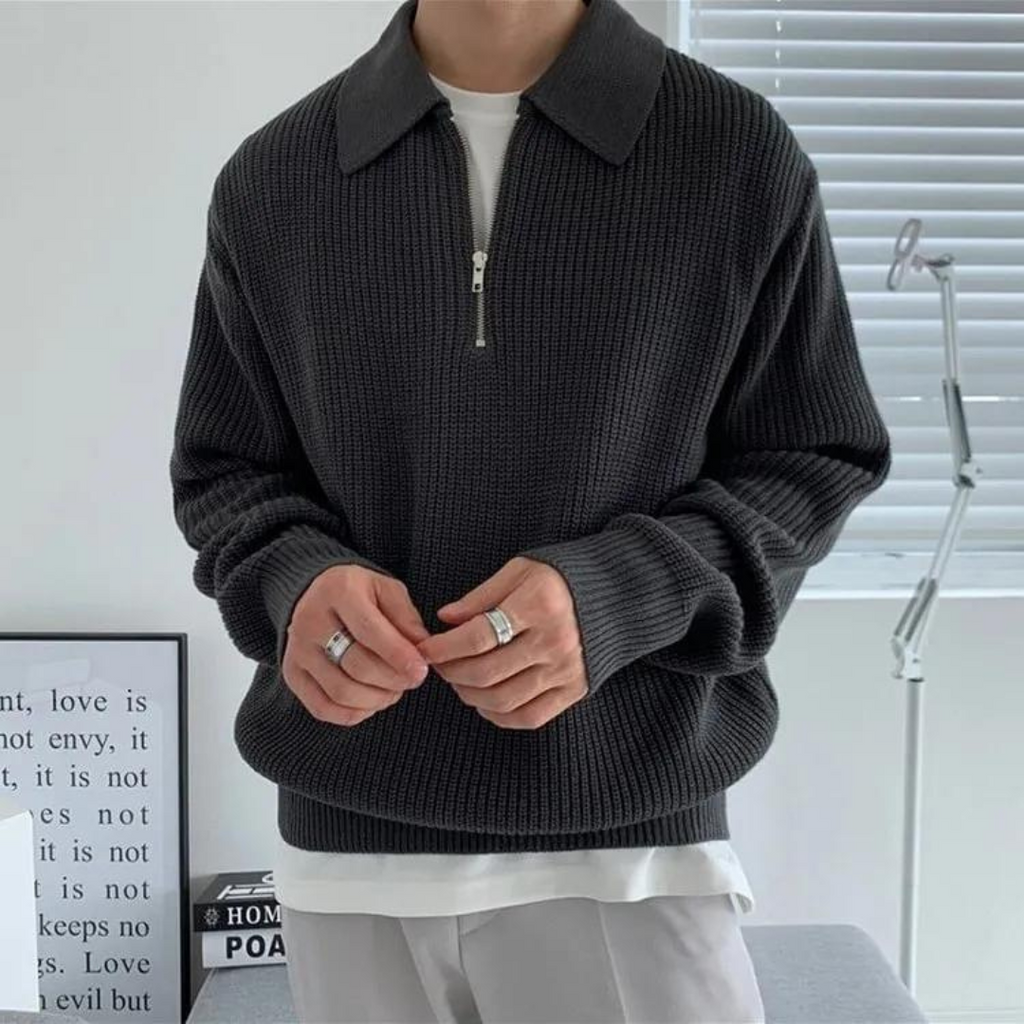 Siyaje | Pull demi-zippé Julius