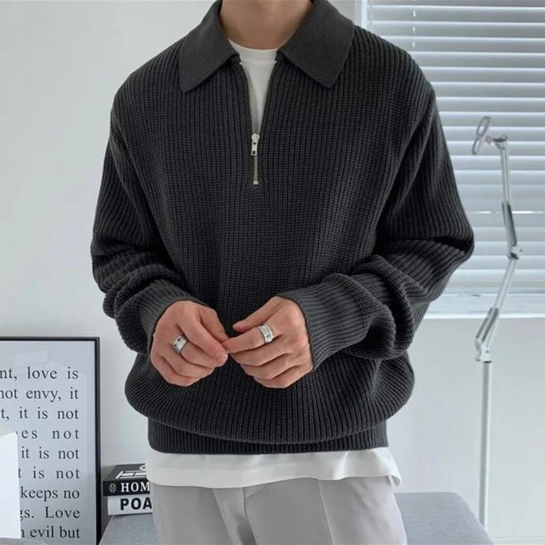 Siyaje | Pull demi-zippé Julius