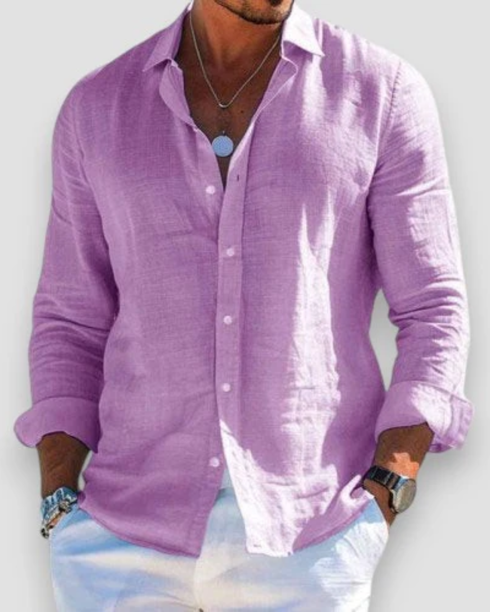 Siyaje | Chemise homme décontractée