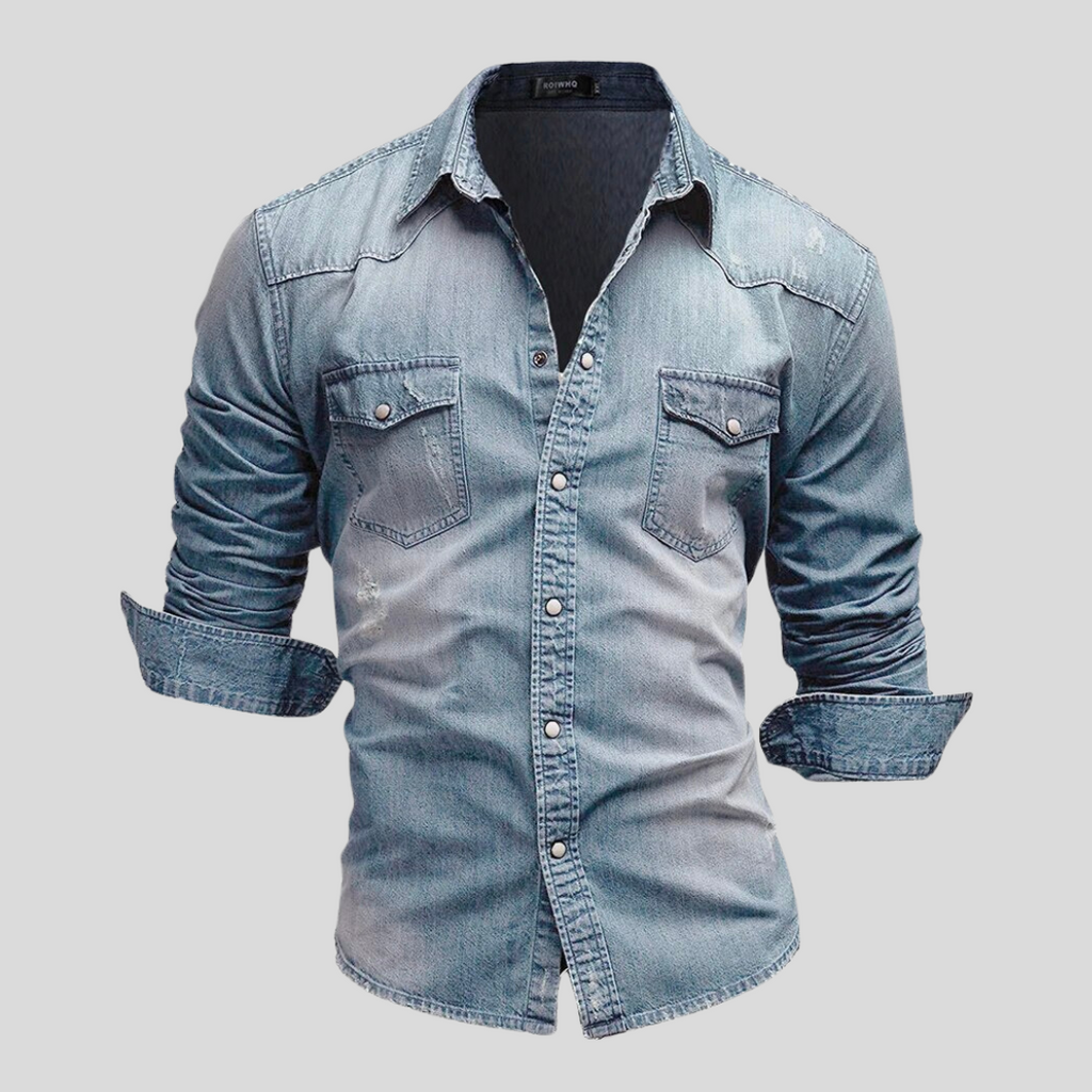 Siyaje | Chemise en denim au style moderne