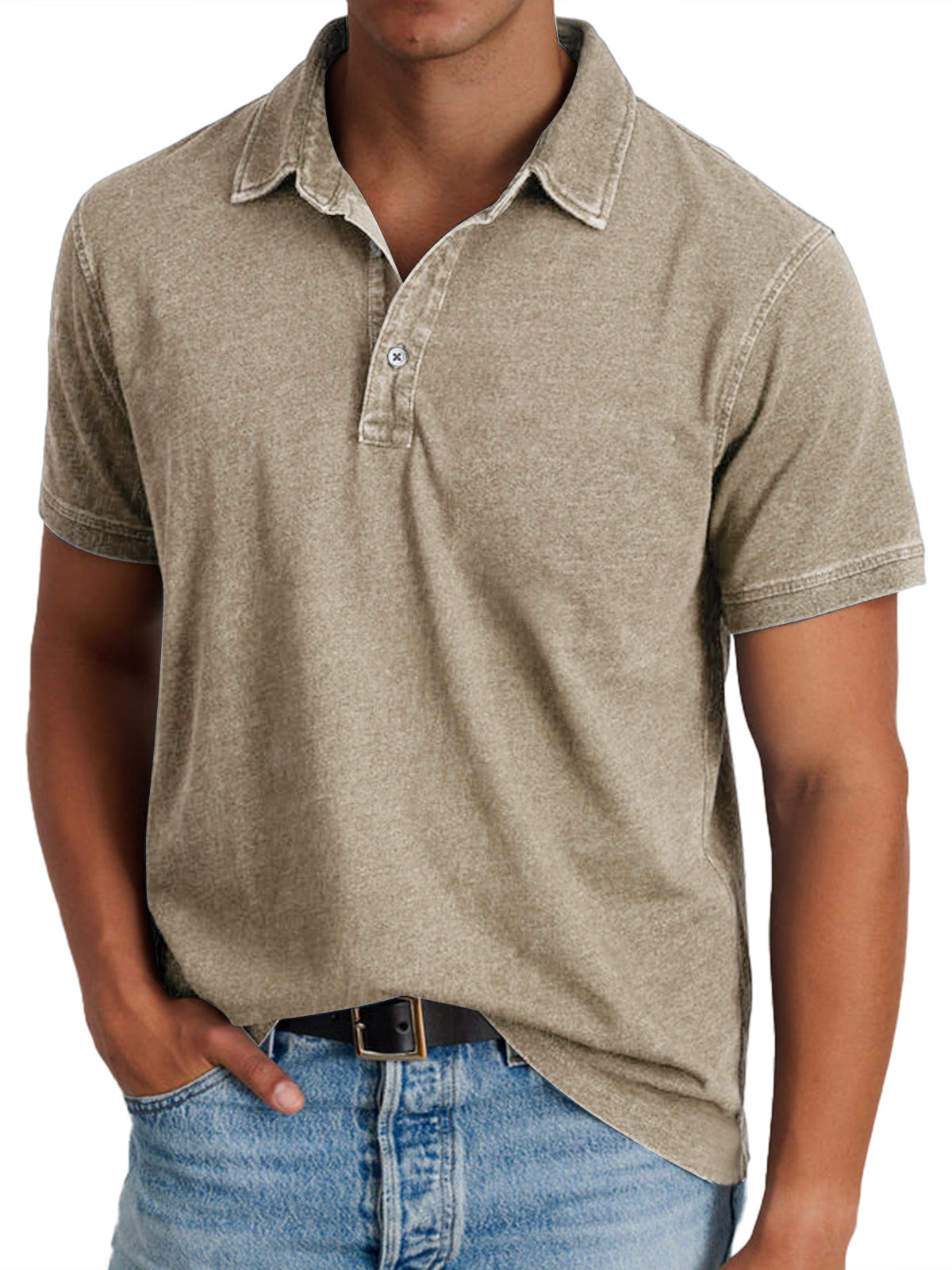 Siyaje | Polo avec collier pour hommes