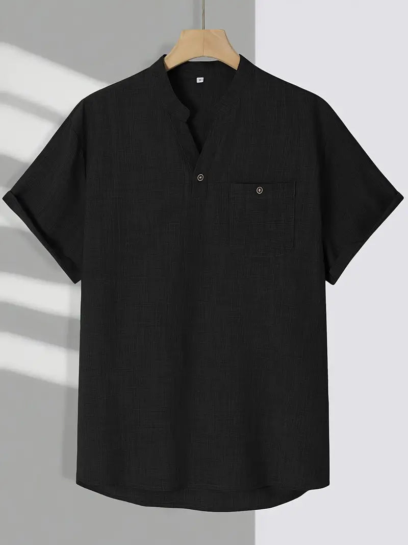 Siyaje | Chemise à manches courtes avec poche poitrine