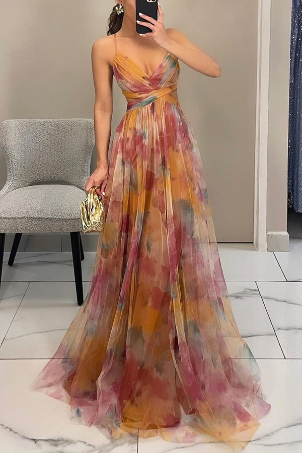 Siyaje | Magnifique maxi-robe à imprimé floral