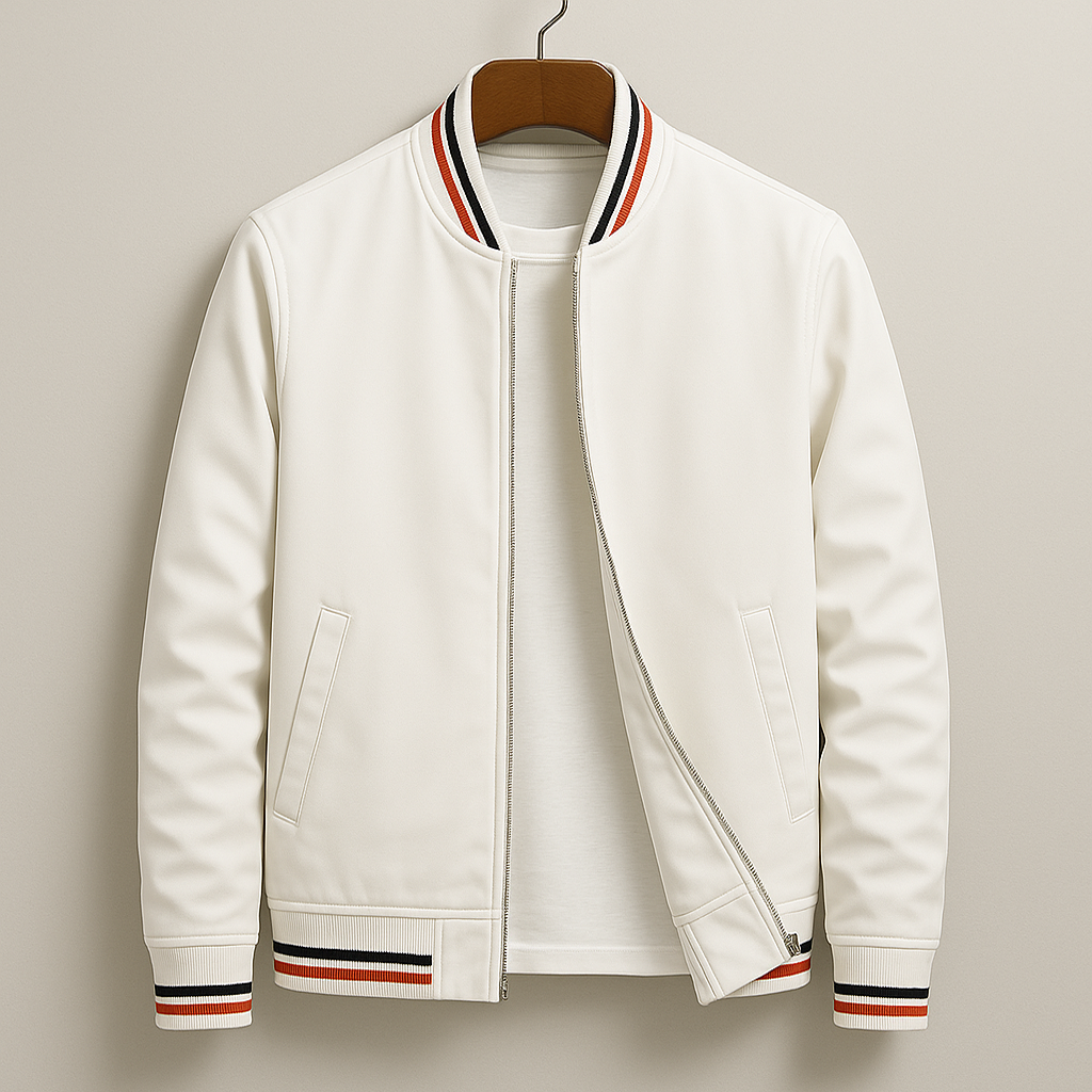 Siyaje | Veste bomber élégante à rayures