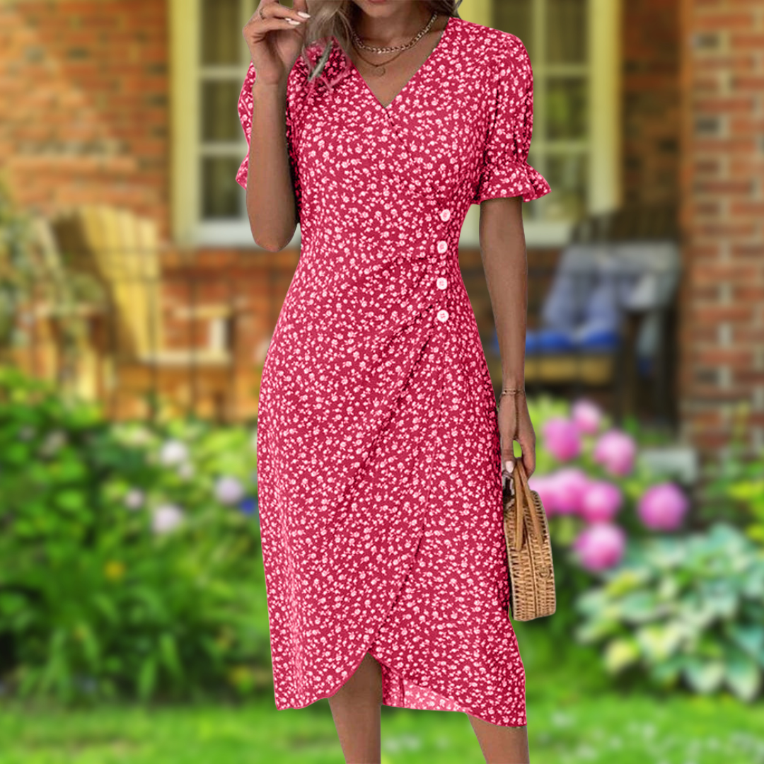 Siyaje | Robe Élégante Pétales