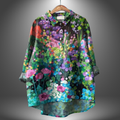 Colette | Chemise Florale Artisanale pour Femme