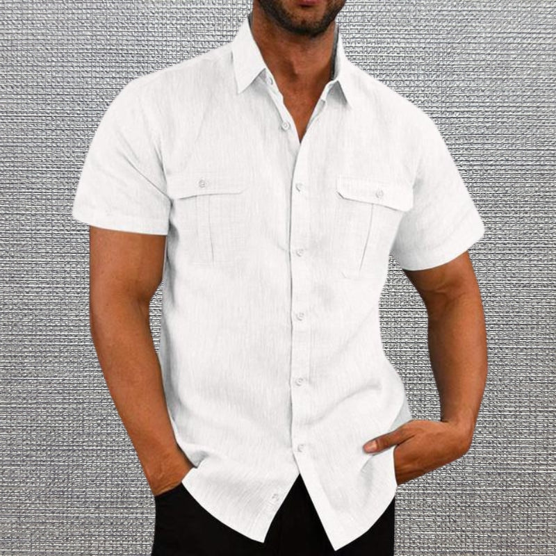 Siyaje | Chemise courte à deux poches