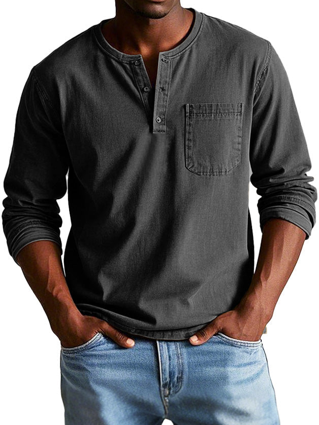 Siyaje | Chemise Vintage à Manches Longues