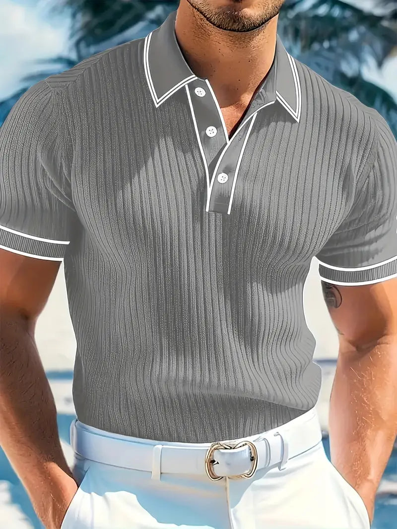 Siyaje | Polo texturé sur mesure au flair méditerranéen