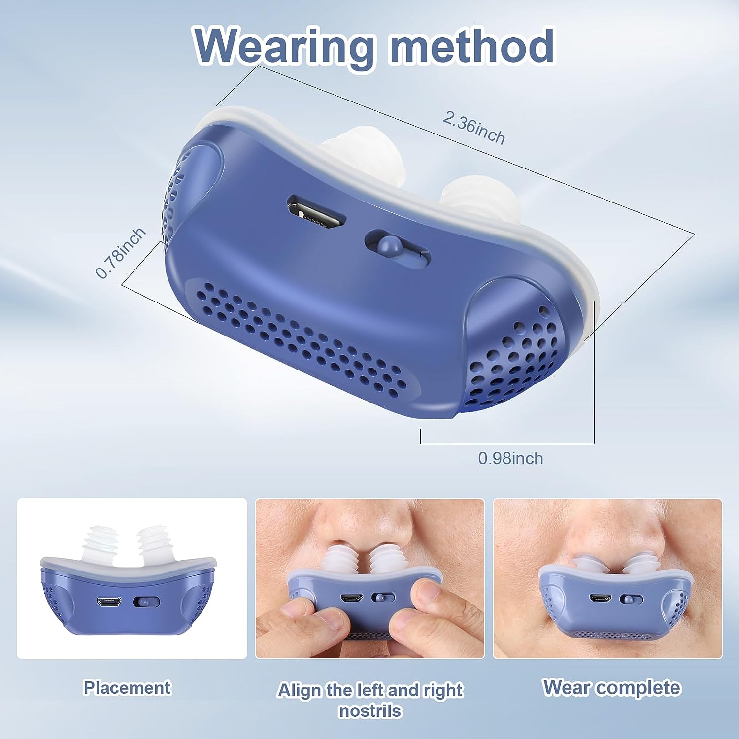 Appareil Micro CPAP pour le sommeil et anti-ronflement - Alternative CPAP