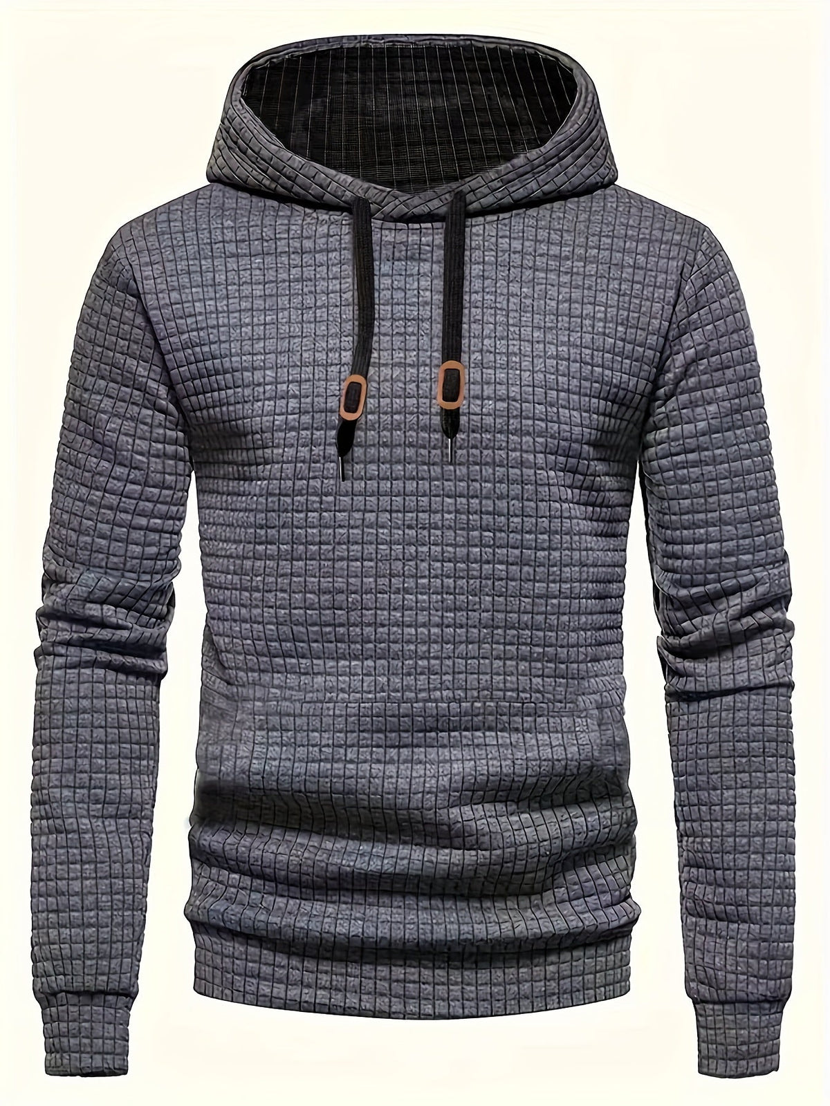 Siyaje | Sweat à capuche à carreaux pour homme