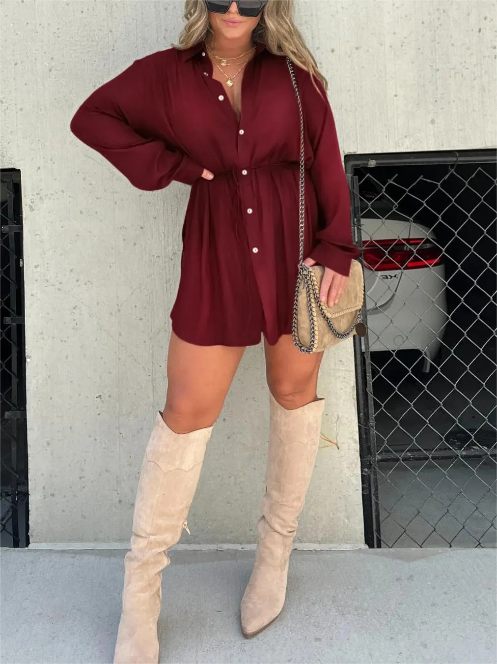 Siyaje | Robe combinaison satinée tendance