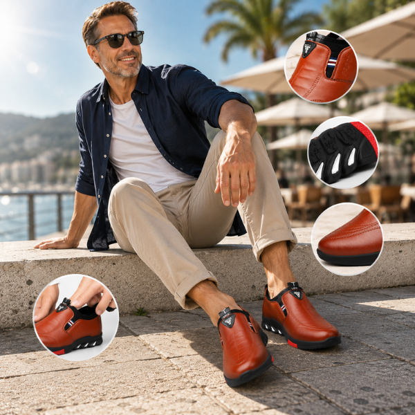 Siyaje | Chaussures élégantes pour hommes avec semelle antidérapante