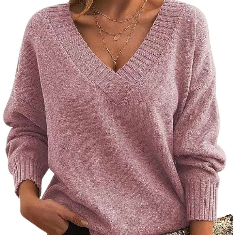 Pull en Cachemire à Col V Chic | Parfait pour un Usage Quotidien
