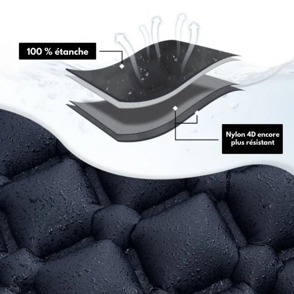 Siyaje | Matelas gonflable étanche et ultra-résistant avec pompe intégrée