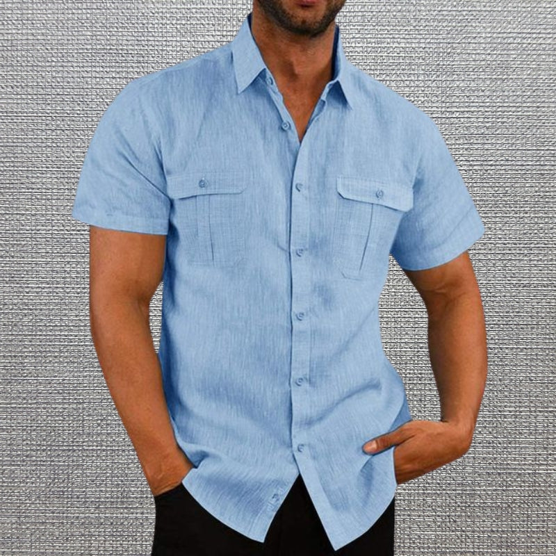 Siyaje | Chemise courte à deux poches