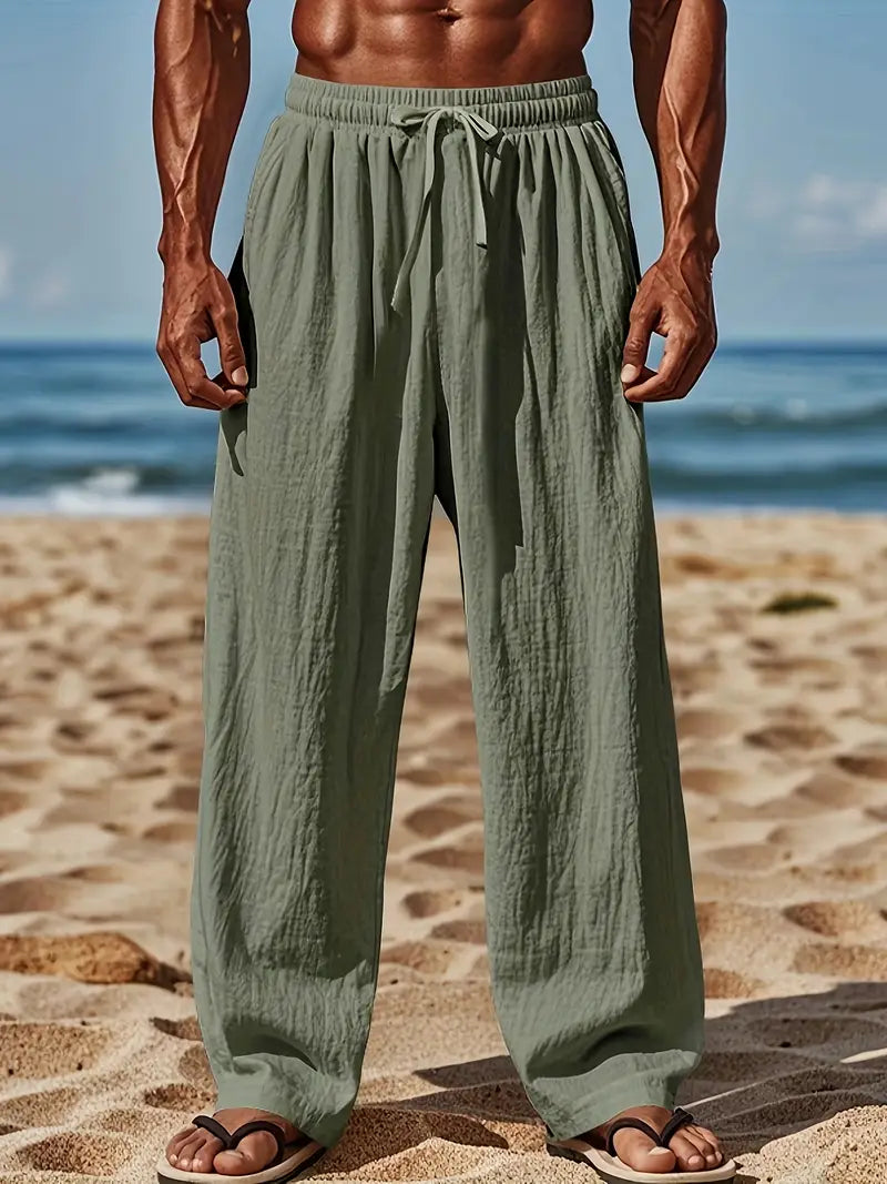 Siyaje | Pantalons en Lin Élégants
