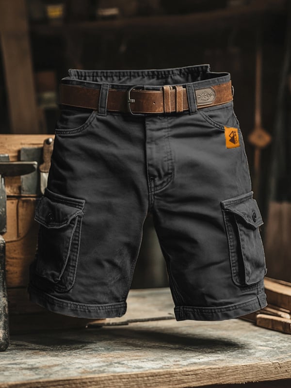 Siyaje | Short cargo rétro à multiples poches