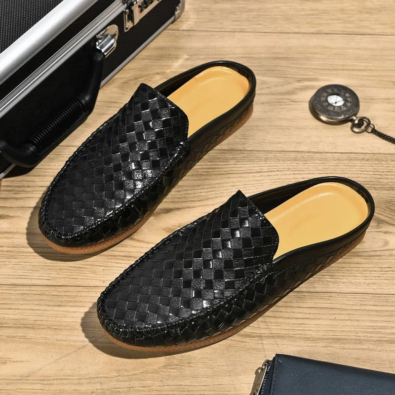 Siyaje | Chaussures décontractées en cuir tissé
