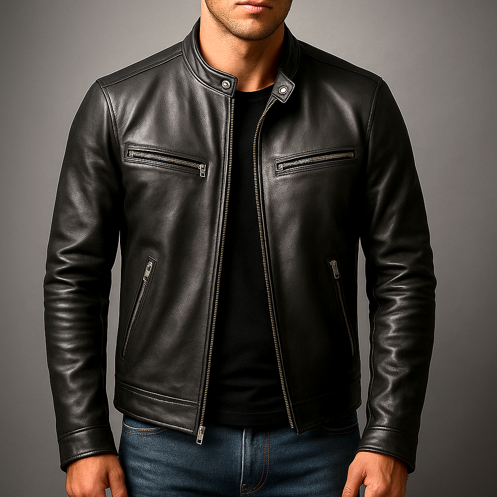 Siyaje | Veste vintage en cuir
