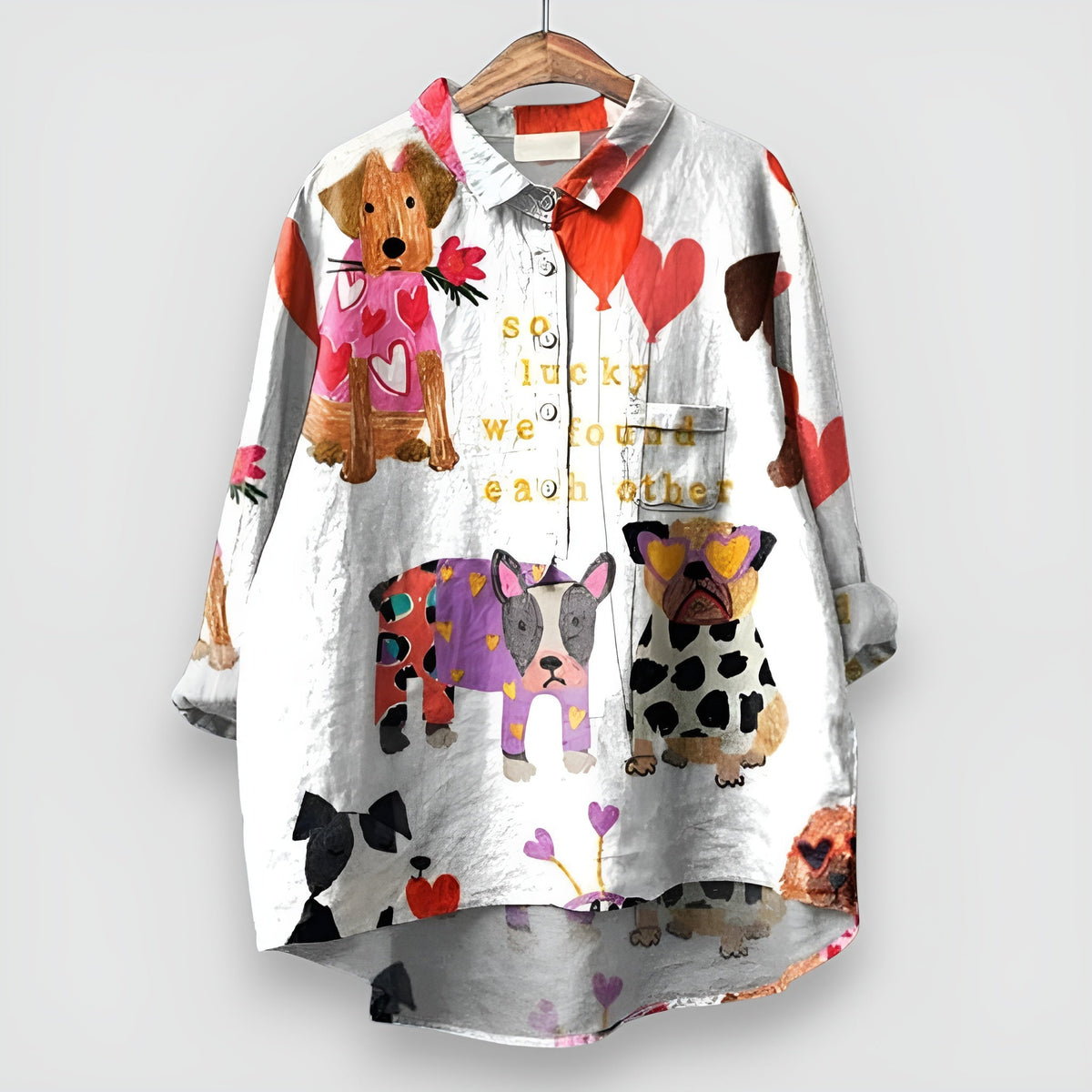 Martine | T-shirt pour femmes avec impression de chien