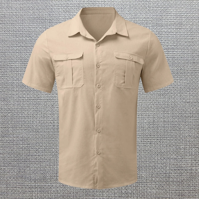 Siyaje | Chemise courte à deux poches