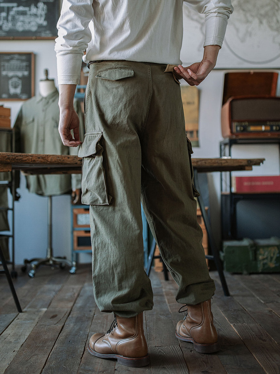 Siyaje | Pantalon militaire M-47 en tissu chevron