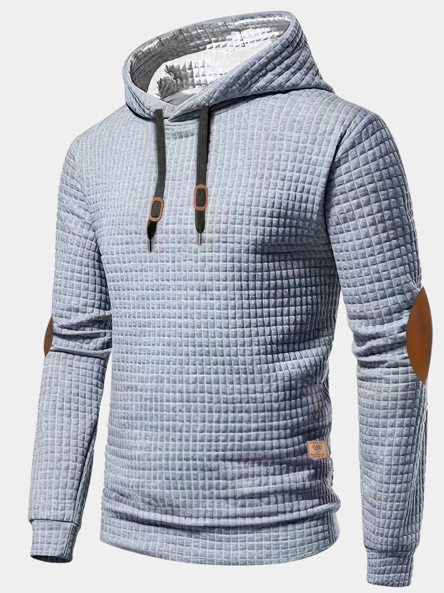 Siyaje | Sweat à capuche à carreaux pour homme