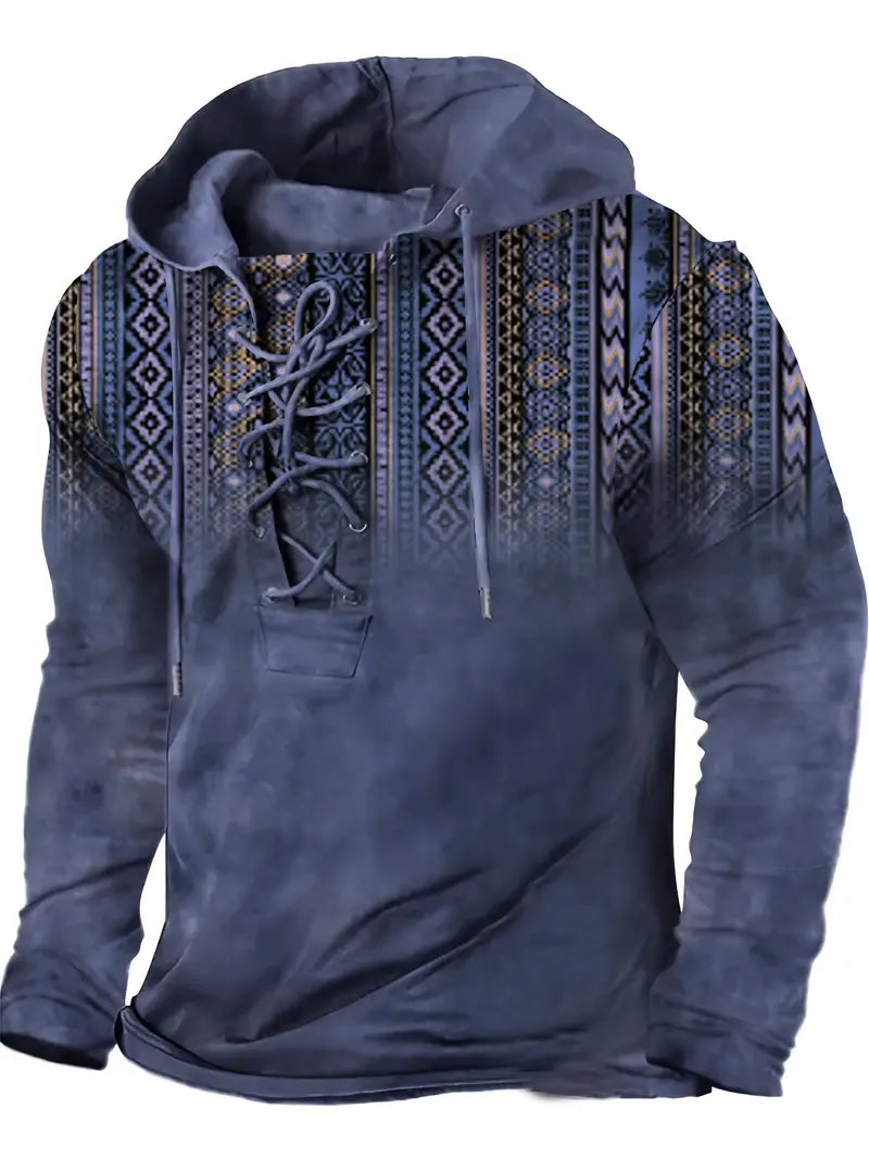 Siyaje | Sweat à capuche décontracté avec impression 3D