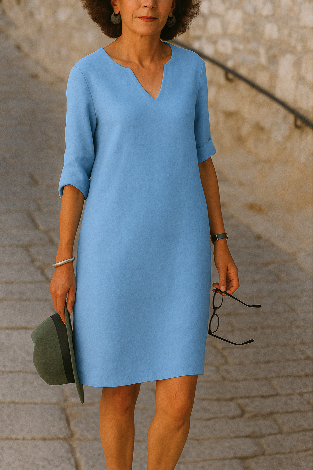 Siyaje | Robe élégante à col en V