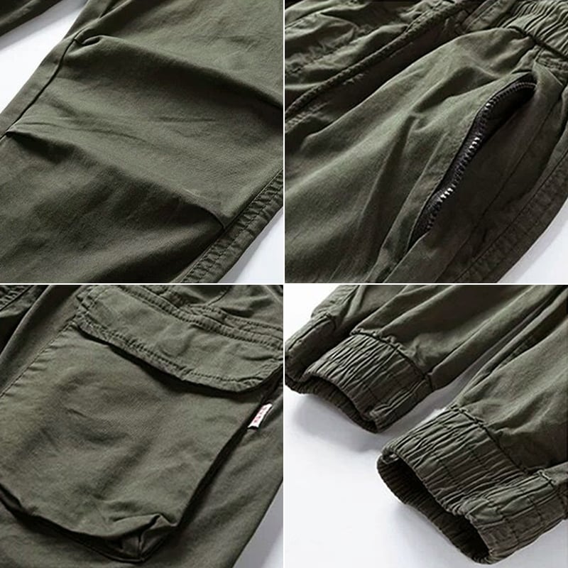 Siyaje | Pantalon cargo extensible avec spandex
