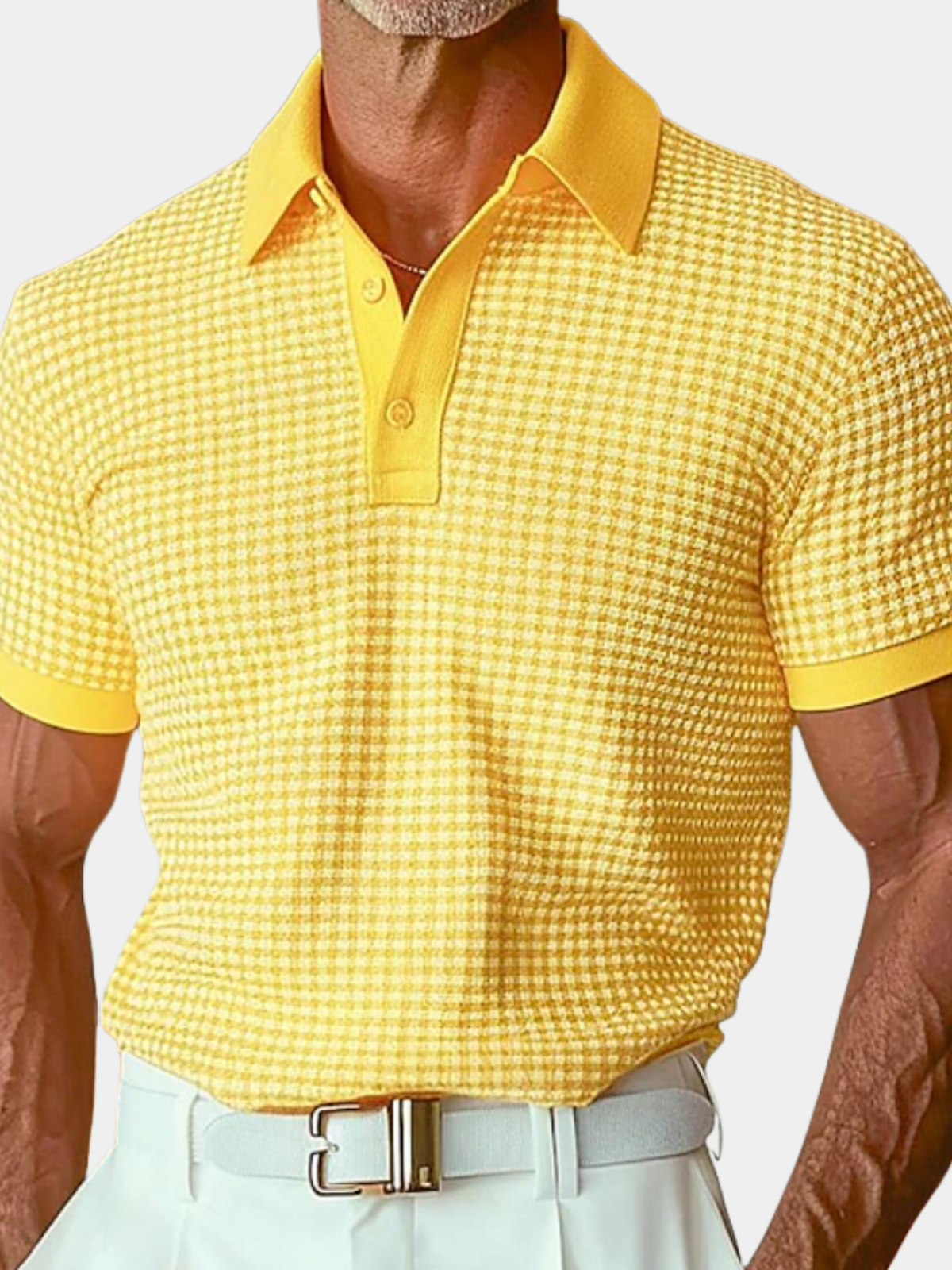 Siyaje | Polo à carreaux pour homme