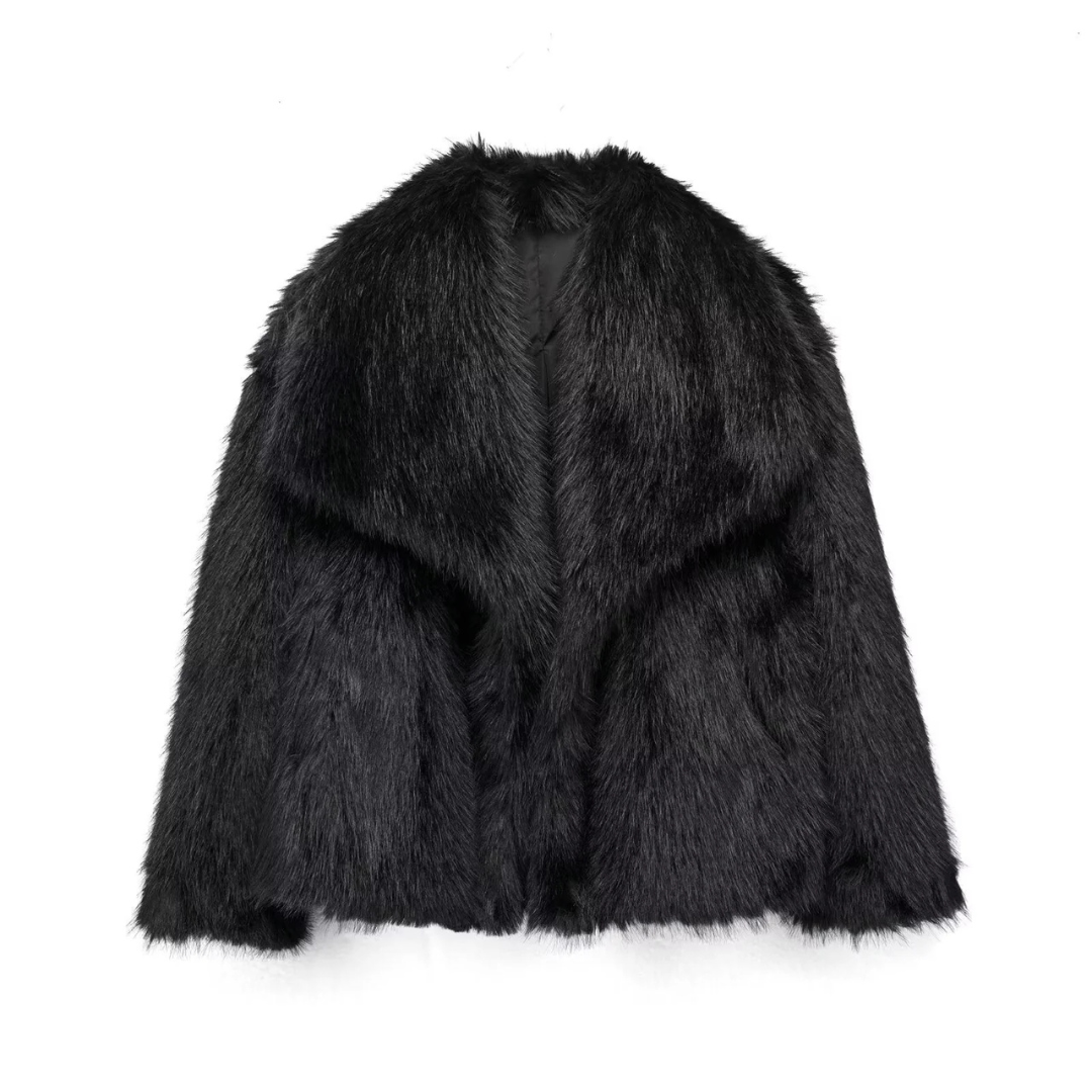 Siyaje | Manteau en fausse fourrure