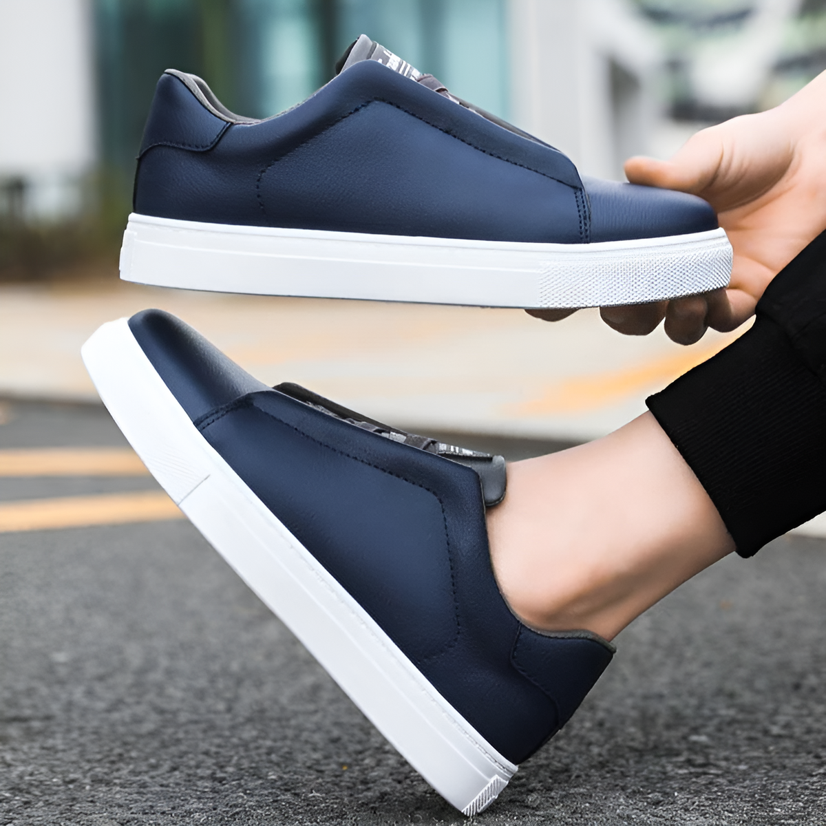 Siyaje | Chaussures classiques en toile au style authentique et moderne